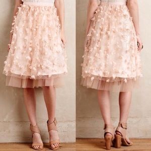 last chance! - Eva Franco Anthropologie Skirt -nwt -pink/rose